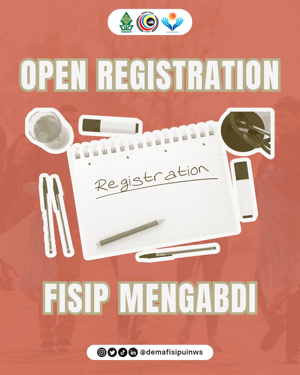 demafisipuinws's tweet photo. [REGISTRATION FISIP MENGABDI]

Haloo fisiperss!!👋🏻

So, tunggu apalagi? Yuk daftarkan diri kalian dan mari kita wujudkan keajaiban yang tercipta ketika pengetahuan dan pelayanan bergabung dalam harmoni yang membanggakan.

Link regist👇🏻
https://t.co/oteGl2xA6T

#demafisipuinws2023 https://t.co/C9Wzsp5j29