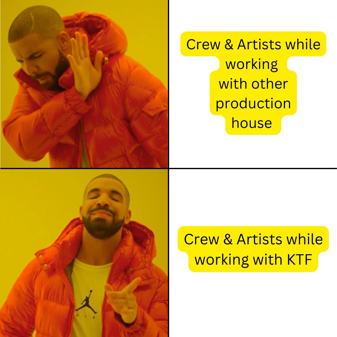 KalakaarTapri's tweet image. We make people feel in home.
#ktf #kalakaartaprifilms #drakememe #family #home #cinematography #cinema #productionhouse #production #videoproduction #photography #filmmaking #filmmaker #producer #filmproduction #productioncompany #videography #film #director #bollywood #webseries