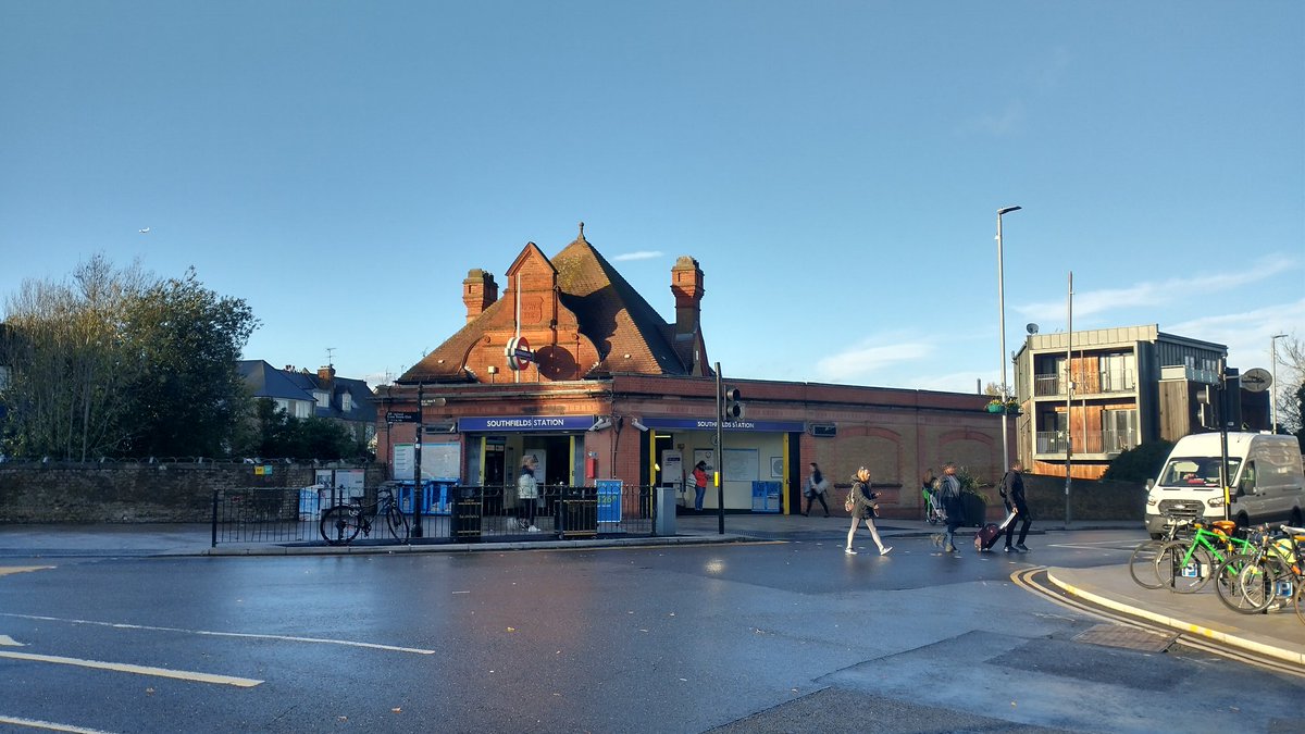 timplumb's tweet photo. Happy birthday Southfields station. 134 years young today!

#HappyBirthday #Southfields #SW18 https://t.co/GF9AAe3mSl