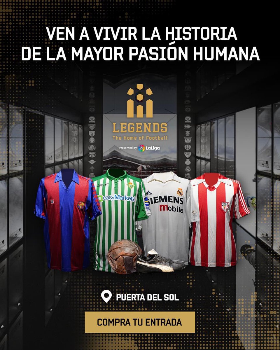 ⚽😍 The 𝐇𝐨𝐦𝐞 𝐨𝐟 𝐅𝐨𝐨𝐭𝐛𝐚𝐥𝐥 is here! 

Madrid is waiting for you. ✨

👉 legends.football

✨ Legends Collection 

#LegendsExperience