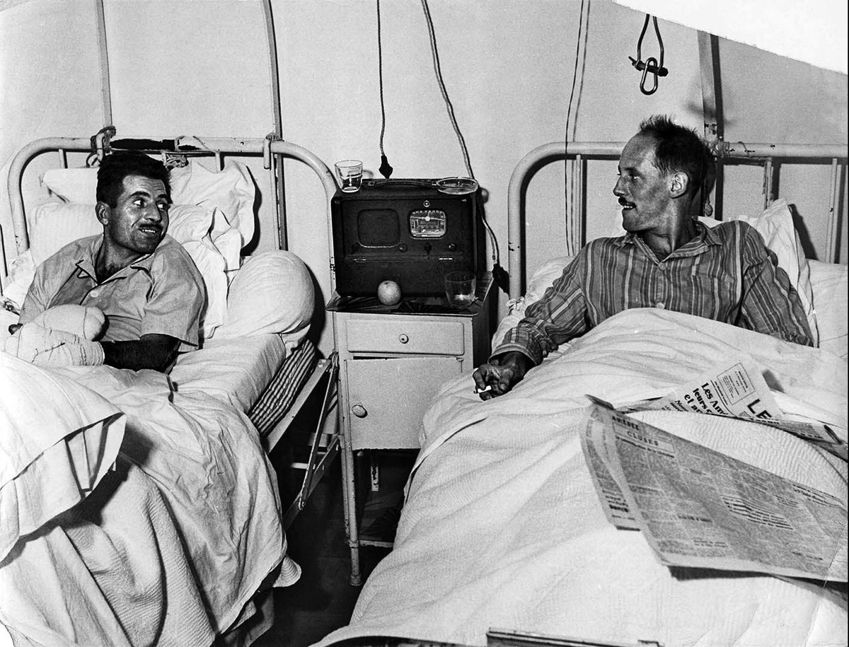 🚨🏔La première ascension d’un sommet de 8000 mètres d’altitude, c’était il y a 73 ans jour pour jour à l’Annapurna par les alpinistes Lachenal et Herzog. Malgré les doutes et les critiques, les Français ont marqué pour l’éternité l’histoire de l’Himalayisme et de la montagne🥹