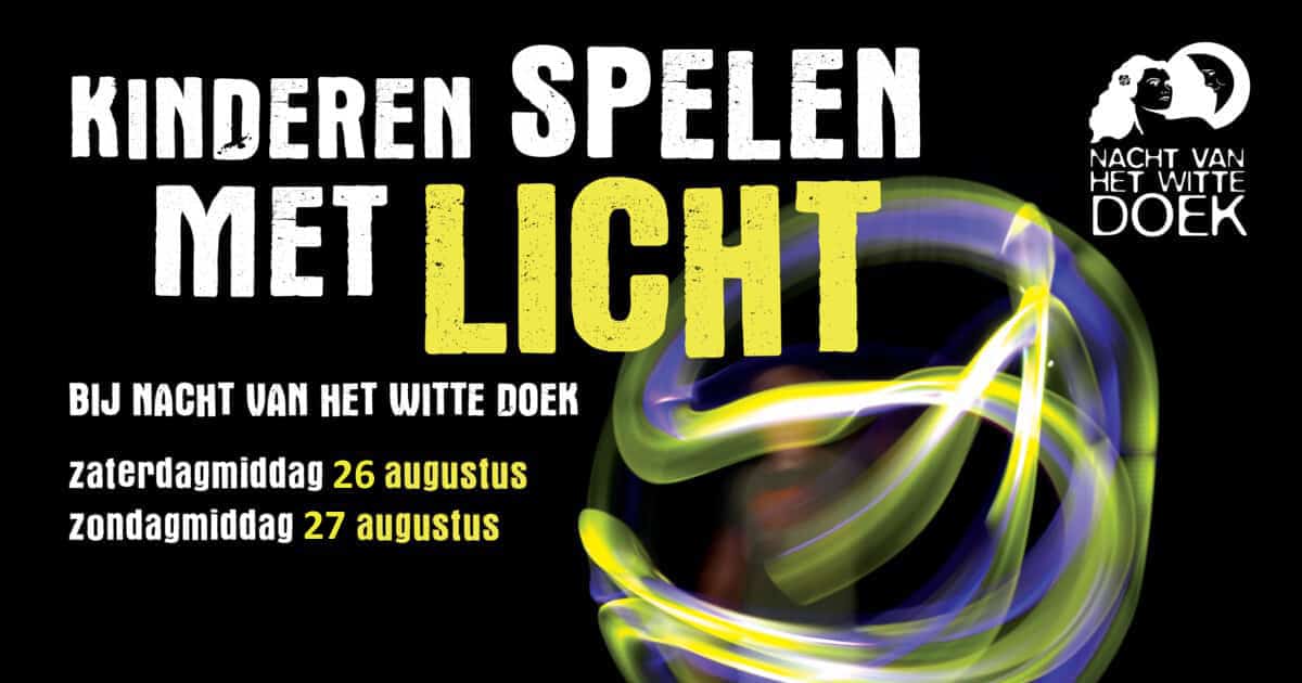 Er kan weer worden ingeschreven voor de kinderfestiviteiten op zaterdag- en zondagmiddag.
Kinderen kunnen meedoen aan workshops fotografie en spelen met licht.

Schrijf je snel in op de website...

nachtvanhetwittedoek.nl/news/kinderact…