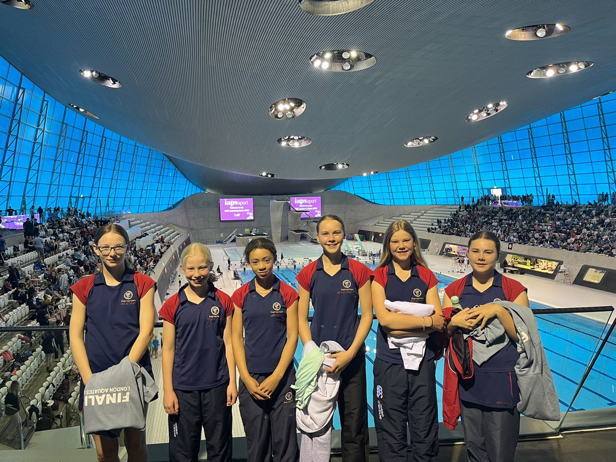 We are all here and ready to swim 🏊🏼‍♀️ at the IAPS Finals. Good luck girls
<a href="/iapsuksport/">IAPS Sport</a>
@kingshallsport
@kingshallhead
