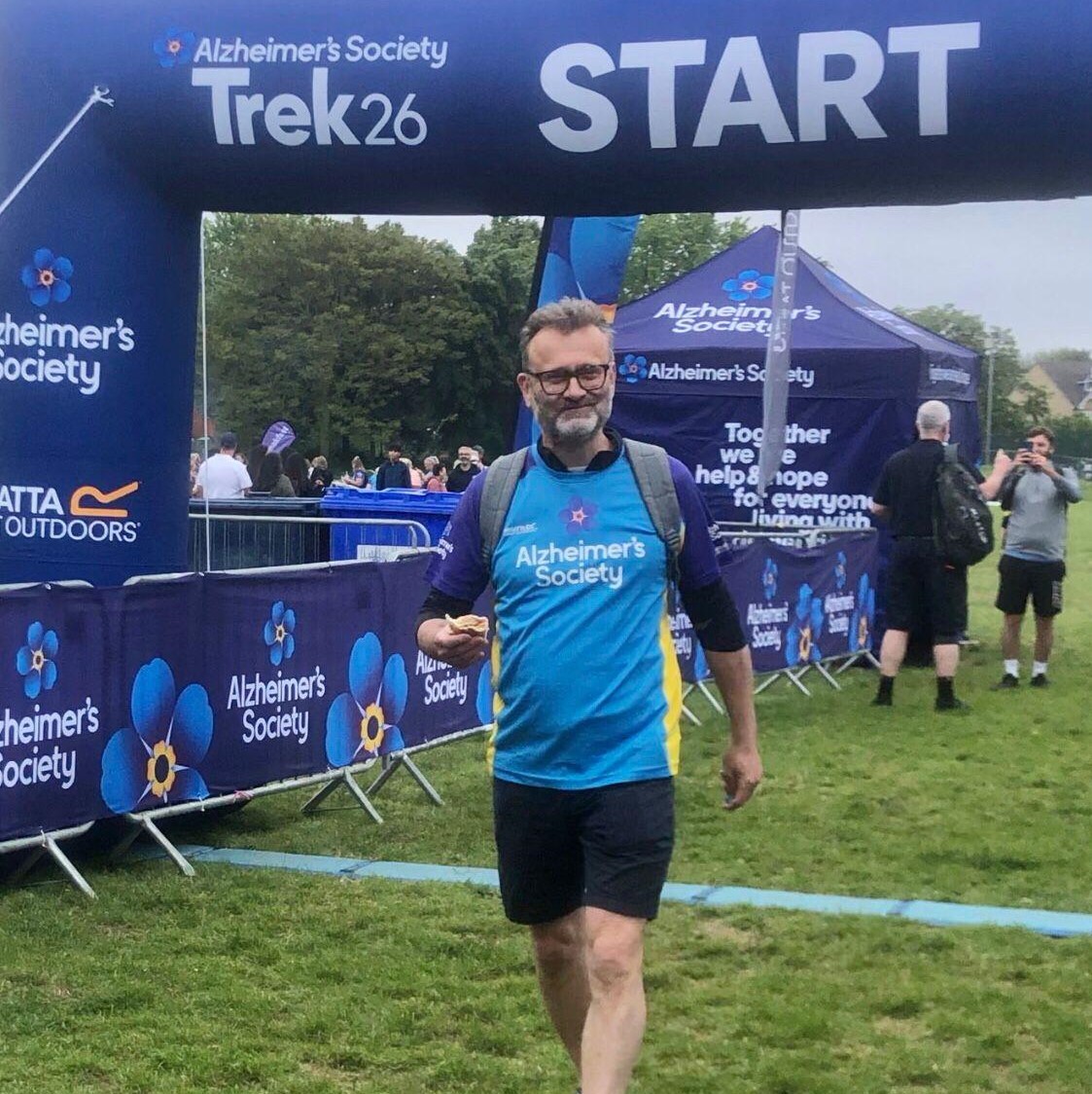 'I'm excited about today's Trek26 London. Seeing so many trekkers here this morning ready to trek miles for the same cause is very heart-warming. I'm wishing them all the very best of luck - we can do it! 💪

Good luck to Hugh Dennis and all our trekkers at #Trek26 London today!