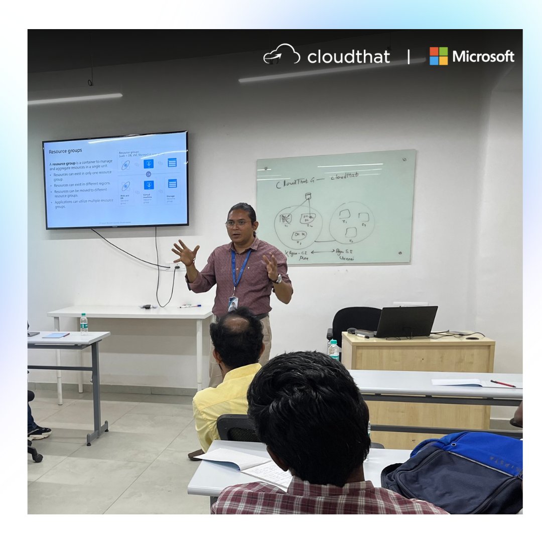 cloudthat's tweet image. 📢 Glimpses of our In-person training session!
🎉 Experience the power of AI-900, AZ-900, and ChatGPT programs. 🤖
Join us on 24th June for the next training featuring AZ-204+ AZ-400. Register now: bitly.ws/GMaT
@Microsoft
#AItraining #CloudComputingTraining #AI900