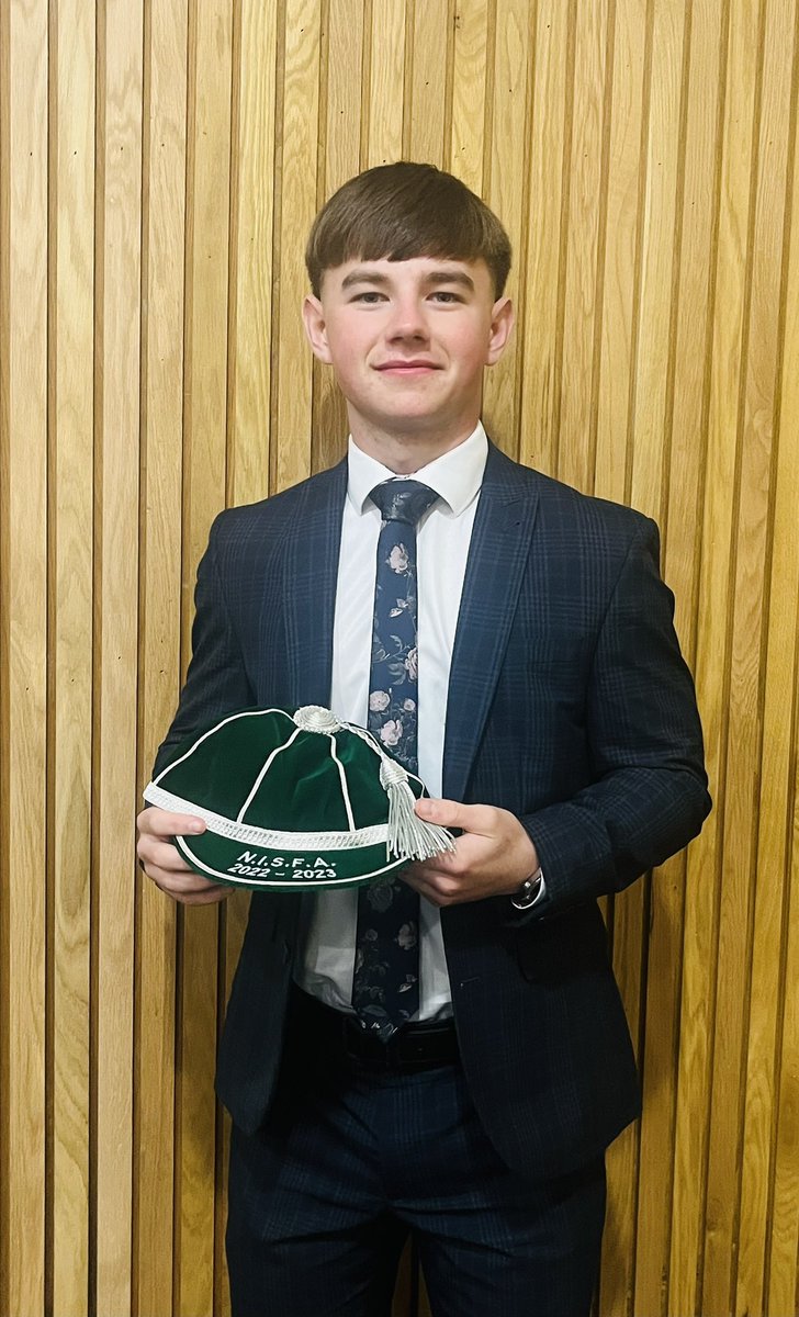 JMLDoherty's tweet photo. Lovely evening at La Mon Hotel &amp; Country club for the Northern Ireland U18 Schoolboys Caps Night 💚🤍 #NISFA #Centenaryshield #LucaDoherty https://t.co/ERfiWBgqPT