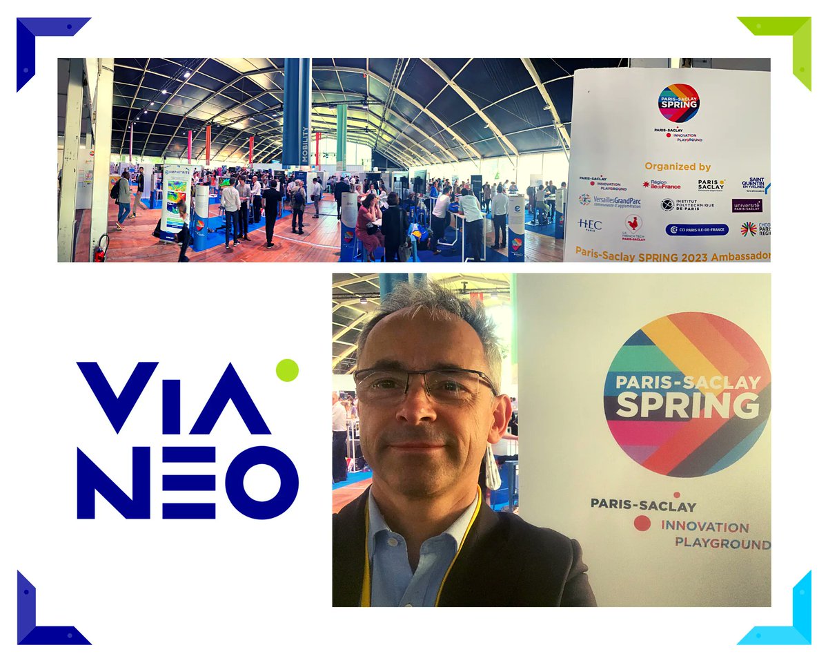 Jeudi @Vianeo_ participait au #ParisSaclaySPRING by @Inno_Playground 
Une journée au cœur du pôle technologique de l'innovation pour rencontrer les pépites de demain et partager notre expertise de la gestion du management de l'#innovation avec les acteurs de demain.