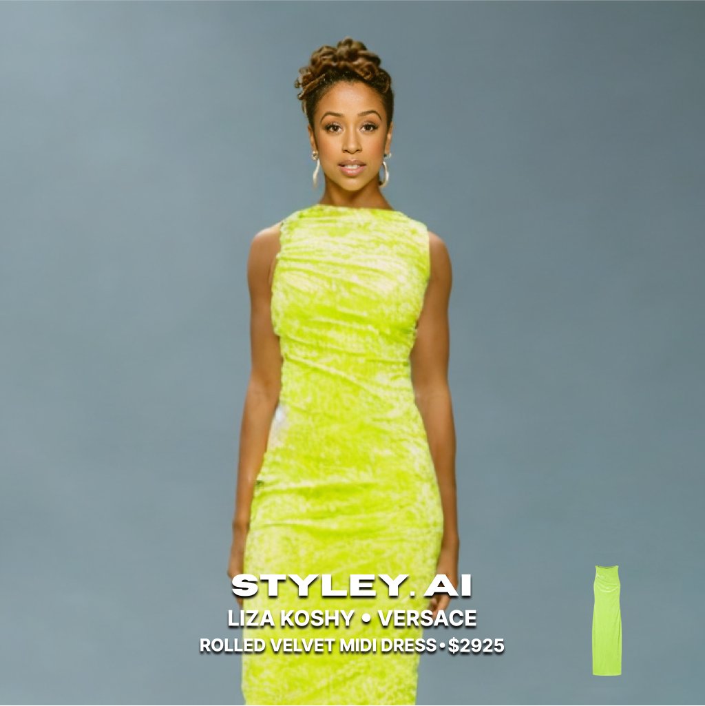 StyleyMe's tweet photo. Wore wore It better?!👗🤔

#AI fashion avatars of #YouTubers  @lelepons @PamelaReifYT @lizakoshy  dressed in @Versace Green Rolled Velvet Midi Dress

Cast your vote in the comments to get your own Fashion Avatar!

 Sign up to try yourself https://t.co/IbiYddq4VZ https://t.co/F8jfWURfxF