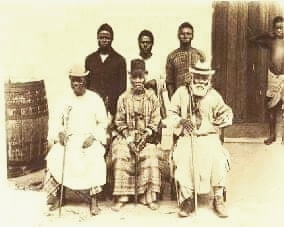iniikeiroari's tweet photo. L - R:

Chief Bob Manuel, King Abbi Amachree, and Chief Iniikeiroari Young Briggs, Founder and Sole Defender of Abonnema in 1881.

#History #IniikeiroariOfKalabariKingdom #Abonnema #HistoryInPics #HistoryFacts #HistoryIsCool #HistoryMatters #facts💯 #iconic #throwback https://t.co/ZDROqFkX0y