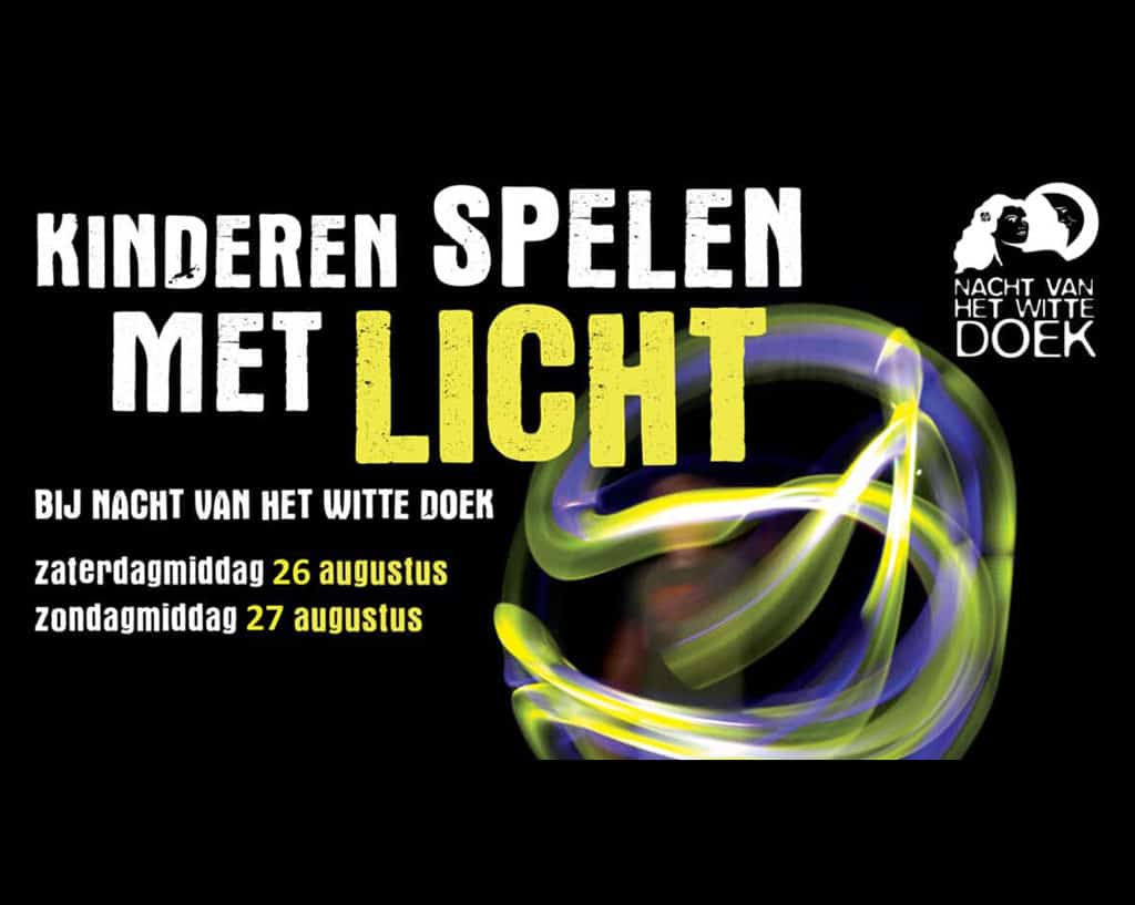 Er kan weer worden ingeschreven voor de kinderfestiviteiten op zaterdag- en zondagmiddag.
Kinderen kunnen meedoen aan workshops fotografie en spelen met licht.

Schrijf je snel in op de website...

nachtvanhetwittedoek.nl/news/kinderact…