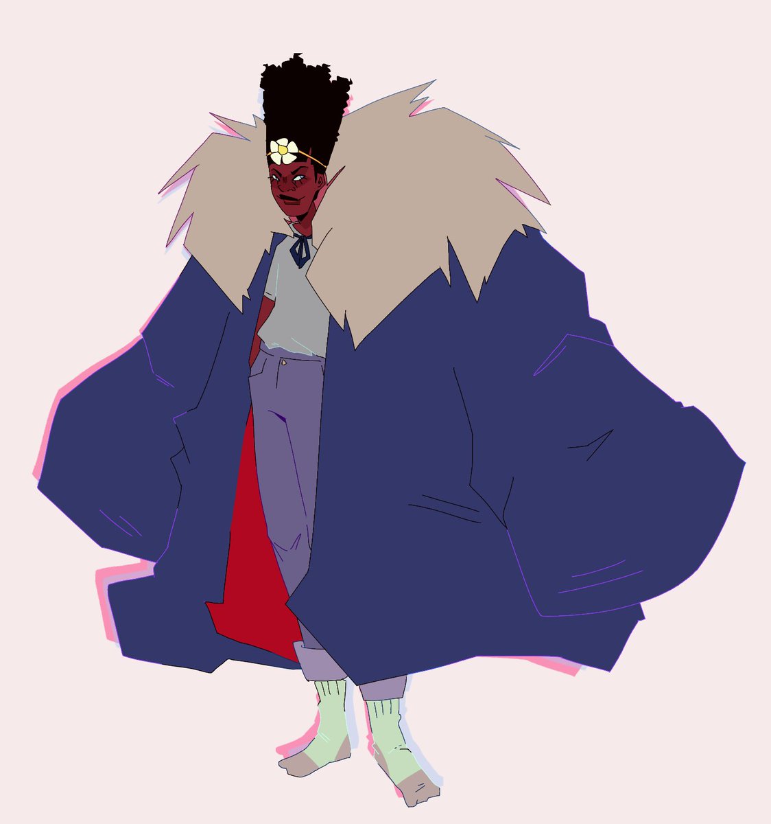 I think I made the coat a tad too big 

.
#craigofthecreek #cotc #cotcfanart #kingxavier #xaviercotc