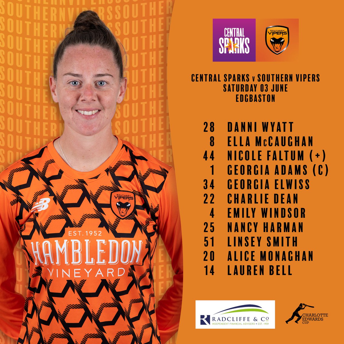 Southern Vipers on Twitter "𝐓𝐎𝐒𝐒 & 𝐓𝐄𝐀𝐌 We have LOST the toss and