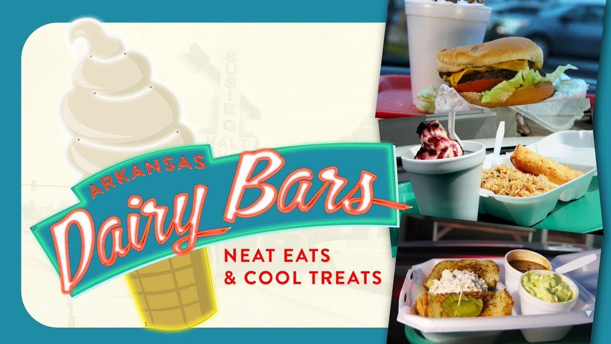ArkansasTV_'s tweet photo. Whet your appetite for all things Arkansas! @TieDyeTravels is leading us — and our tastebuds — on a foodie pilgrimage with back-to-back broadcasts of #MakeRoomForPie and #ARDairyBars starting at 2:30 p.m. https://t.co/dC0XLNHDtQ