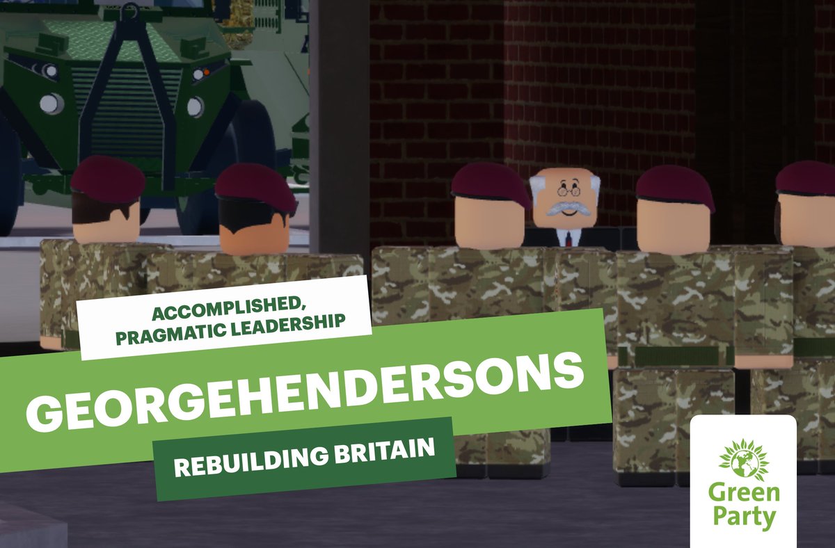 w_hendersons's tweet photo. Say no to politics as it is. We have had so much instability so far and need a party to get Britain back on track. Who can you trust?

Vote Green to Rebuild Britain💚 https://t.co/kD17iLHViY