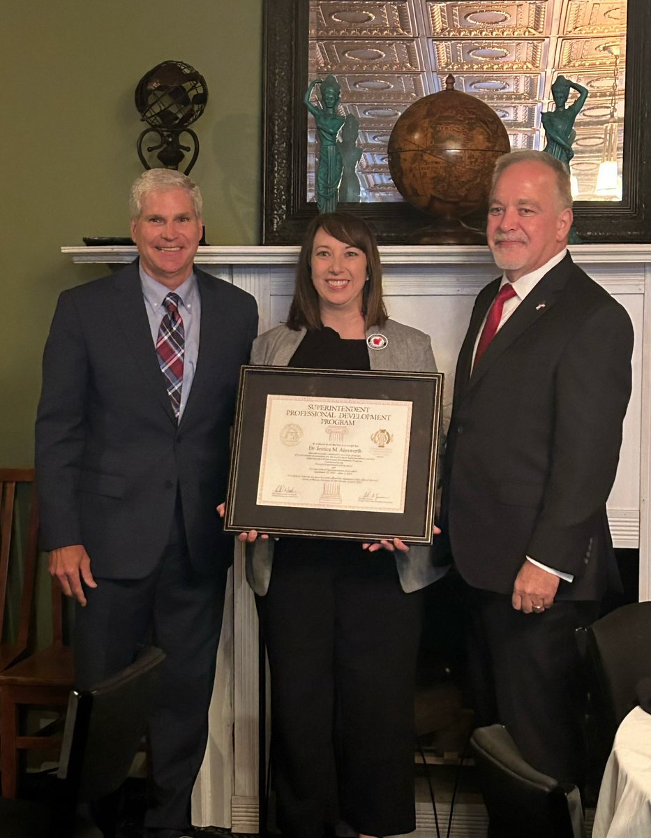 Congrats to Carroll County Asst. Superintendent Dr. Jessica Ainsworth on her completion of the GSSA Superintendent’s Professional Development Program!!!  #24strong