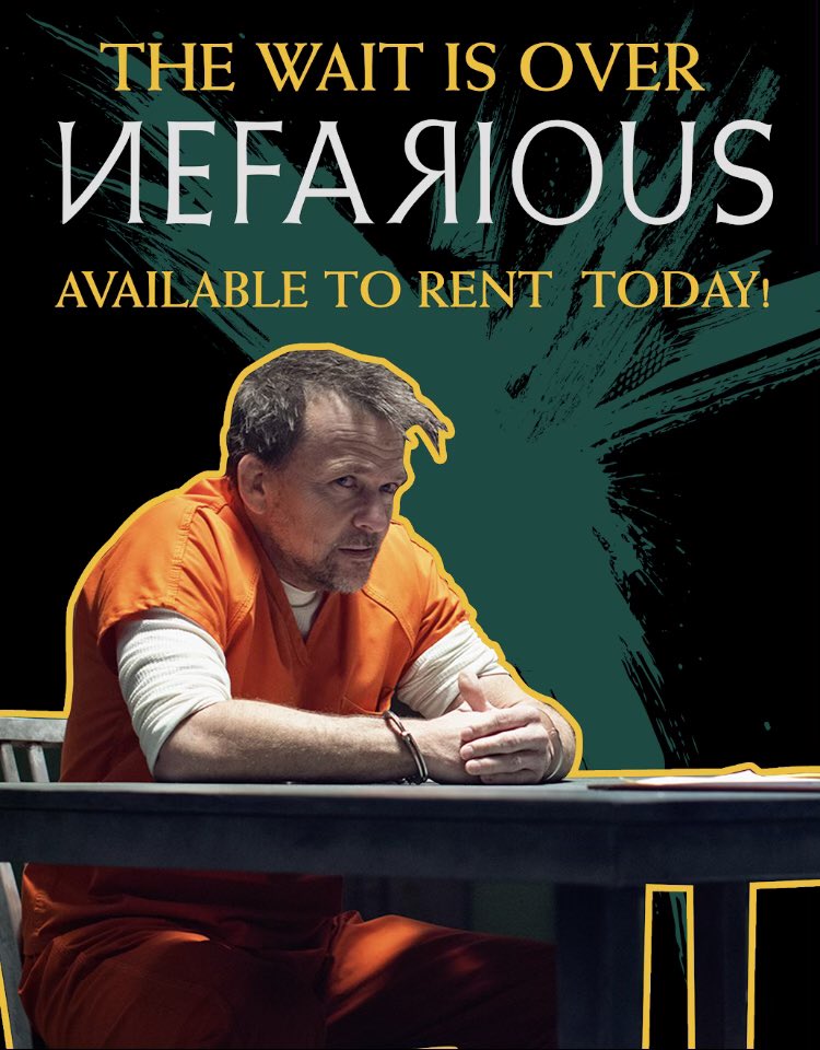 The wait is over. Didn’t see it in theaters? Rent #nefariousmovie at home now. #newmovies2023 <a href="/seanflanery/">Sean Patrick Flanery</a> <a href="/JordanCBelfi/">Jordan Belfi</a> <a href="/SteveDeaceShow/">Steve Deace</a>