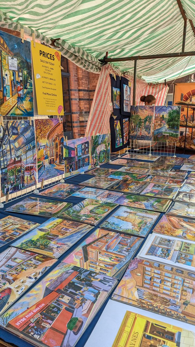 Big set up on Albion Street with <a href="/ArtsmixLeeds/">artsmix</a> today! Here till 6 💛
