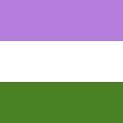 happy pride y’all! genderqueer over here! where my other lgbtQTs at??? 💜🤍💚