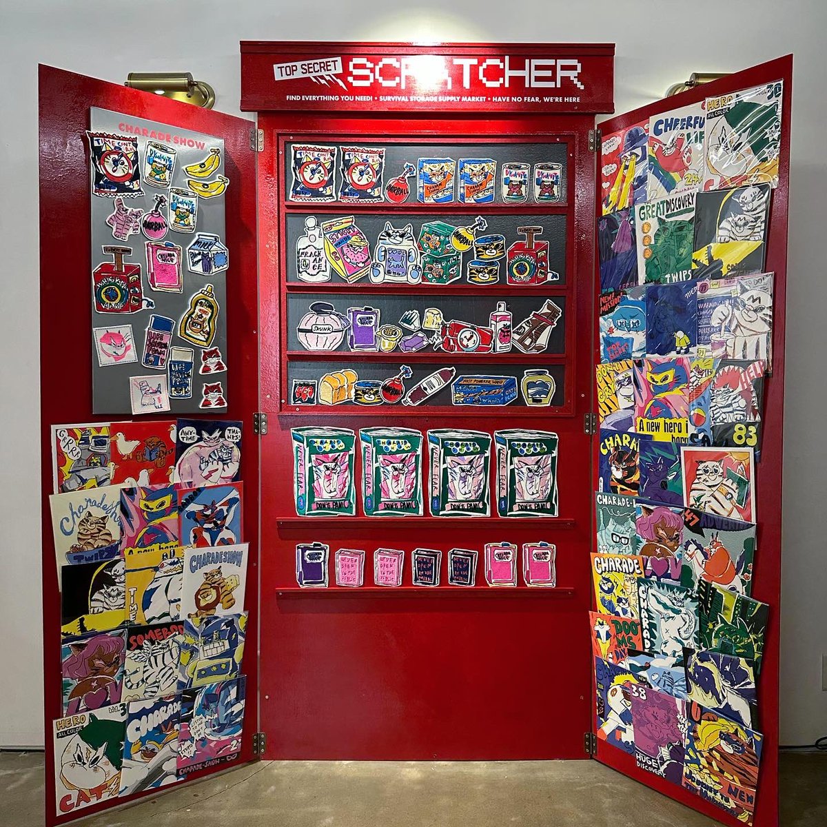 charadeshow_art's tweet photo. SUPER SECRET SCRETCHER⚡️⚡️

Secret Cabinet Full of Secret Weapons

#charadeshow #embroidery #exhibition #artwork https://t.co/NIzlGYzVTi