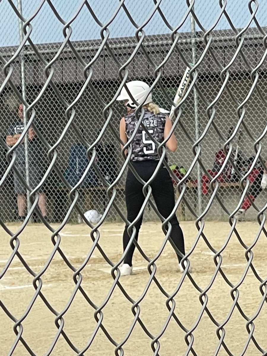 Beautiful morning for some softball. Play hard kid!
