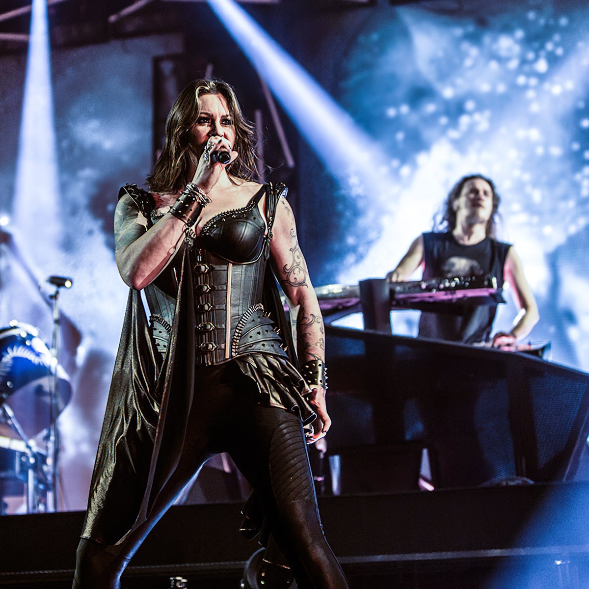 NightwishBand's tweet photo. We're getting ready for the FINAL leg of the Human. :||: Nature. World Tour and we're starting it tonight in Stockholm, Sweden! 🇸🇪 🔥 What an incredible journey. Let's begin, tonight!
📸 @ans_vh https://t.co/Bq8CzoZ07l