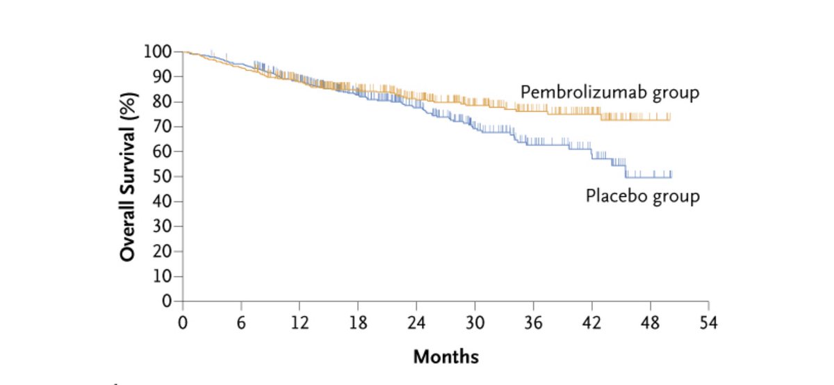 DoctorJSpicer's tweet photo. Just like CM816, for those saying there is no OS effect, I ask you which curve do you prefer for your patients? Let’s just give it a bit of time, eh? @NEJM @ASCO @IASLC @AATSHQ @thoracic @ThoracicsCanada #ASCO23 https://t.co/T7nnHJAwo0 https://t.co/7ixx8IU2L6