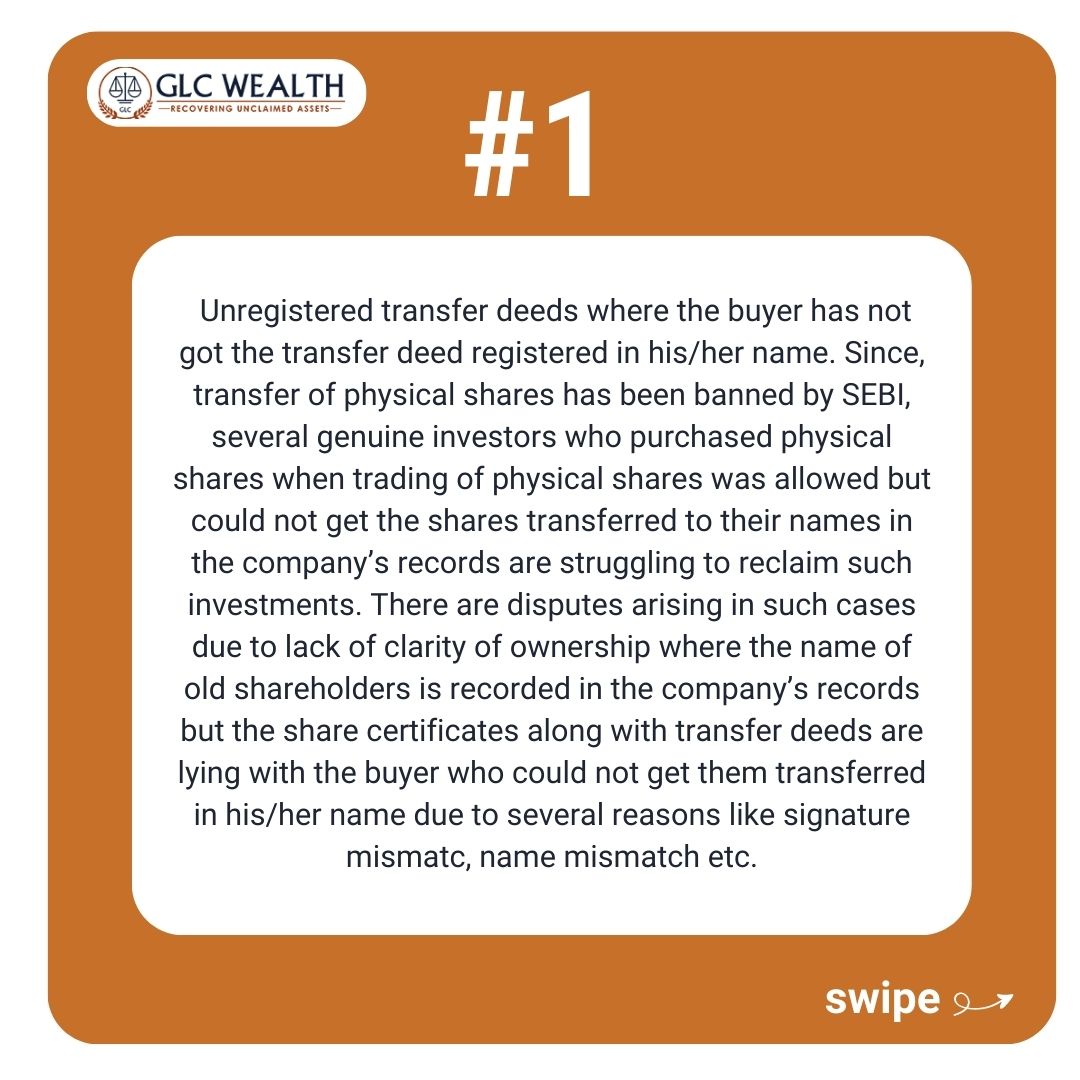 GlcWealth's tweet photo. Follow us to know more
@GlcWealth
.
#glcwealth #physicalshare #investment #shareholders #mismatch #sharecertificate #iepf #dividend #claim #NRI #NRO #demataccount #transmissionofshare #iepf #iepfclaim #probate #legalheir #transferredtoiepf #kyc #nodaloffice #india https://t.co/FJ8pI19w9n