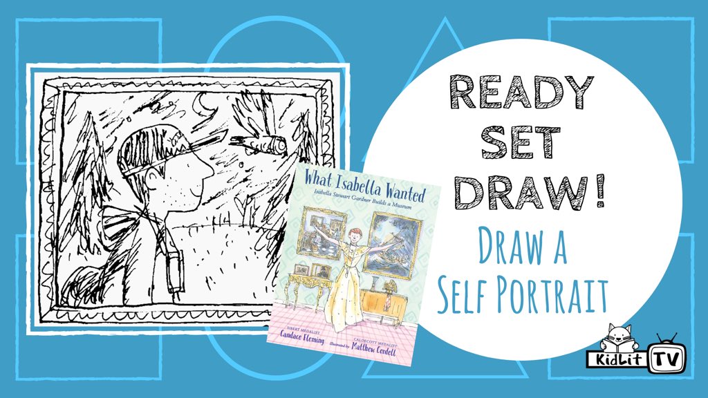 KidLitTV_NYC's tweet image. #SaturdayMorning is for creating! Join Caldecott Medalist @cordellmatthew &amp;amp; award-winning author @candacemfleming, creators of the picture book WHAT ISABELLA WANTED, for #ReadySetDraw &amp;amp; learn to draw a self-portrait with Matt! ✍️: buff.ly/3qpTdWk 
@HolidayHouseBks