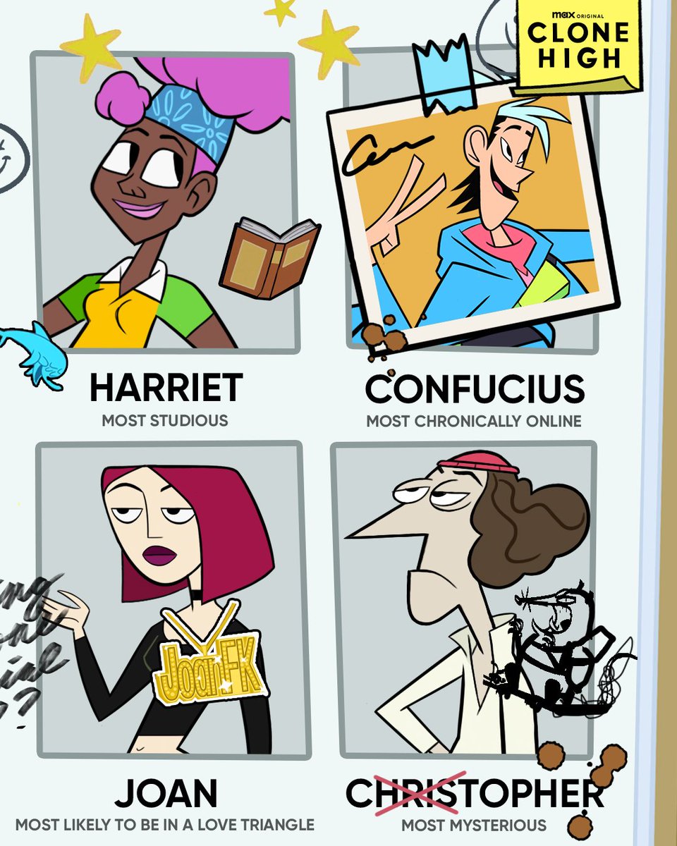 streamonmax's tweet photo. Most likely to have new episodes streaming on Max: #CloneHigh. https://t.co/0fCgcRq8kH