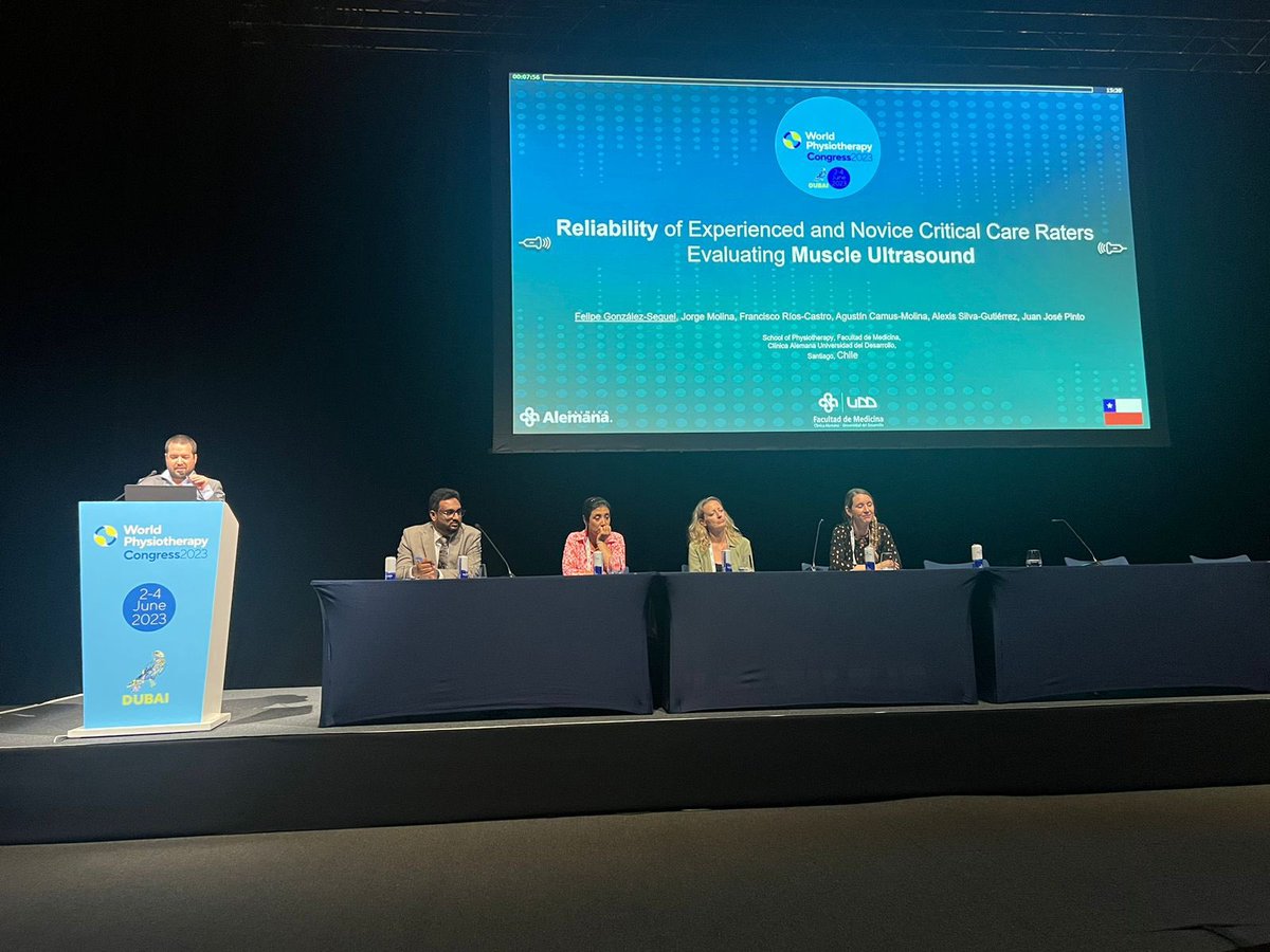 Happy to be part of this Critical Care oral presentation session at #WorldPhysio2023

Great speakers and topics going to similar ways!
<a href="/SabrinaEggmann/">Sabrina Eggmann, PhD</a> 
<a href="/ac_castroavila/">Ana Cristina Castro</a> 
@major_mel
