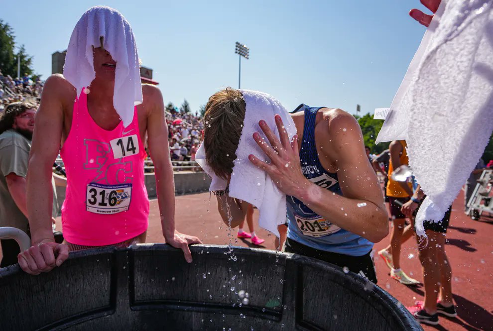 A record-setting day at boys state track ends with an emotional team title for Brownsburg. Plenty more from Friday's state meet: bit.ly/43lGO4b