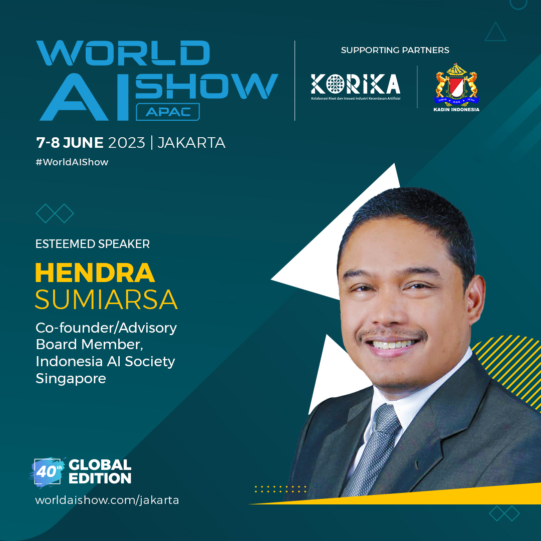 Hear from Hendra Sumiarsa, our speaker for World AI Show - Jakarta! 

To be a part of his session, reserve your seat now #WAISJakarta: hubs.li/Q01S9cD50 

#Trescon #WorldAIShow #TresconAI #AI