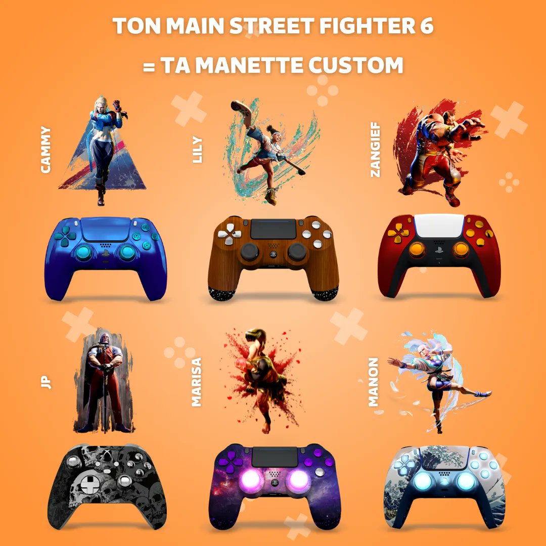 1/3
Ton main #streetfighter6 = ta manette custom 👊