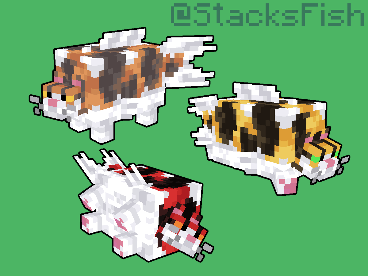 Pixilart - 4 minecraft cats by CatLoverXCV