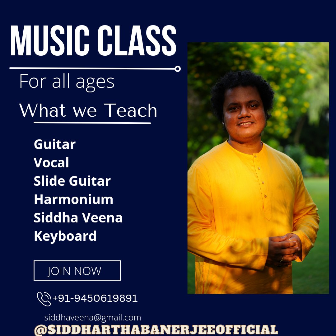 Gift yourself a beautiful musical journey this summer with  Siddhartha Banerjee

#music #learnmusic #learnmusictheory #learnmusiconline #learnmusicthefunway #learnmusicathome #learnmusicinstruments #learnguitar #learnslideguitar #slideguitar #slideguitarist