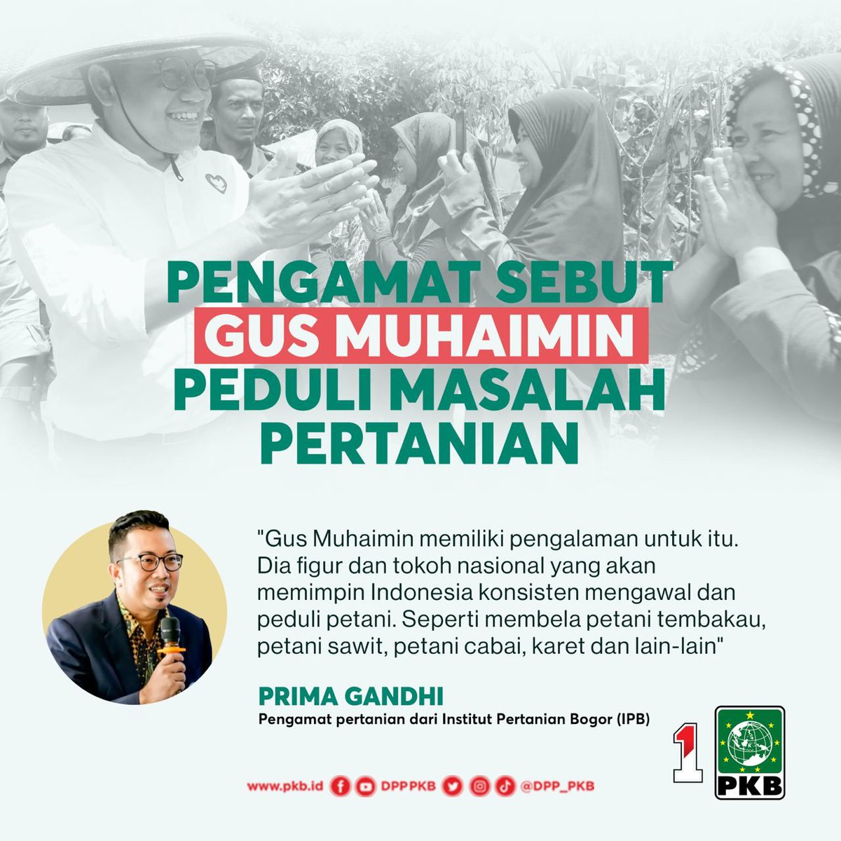 MuhammadHazwar's tweet photo. #GusMuhaimin 
#PKBBelaPetani
Manokwari https://t.co/7XjL2eRyO8