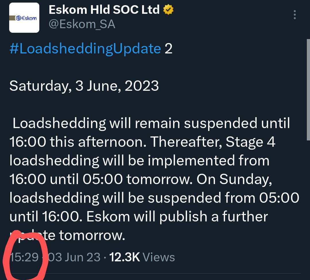SikhoPhilani's tweet image. Barely 3 hours later😢. #Eskom is really messing around with these #LoadsheddingUpdate #Stage0 to #Stage4 in such a short period of time!