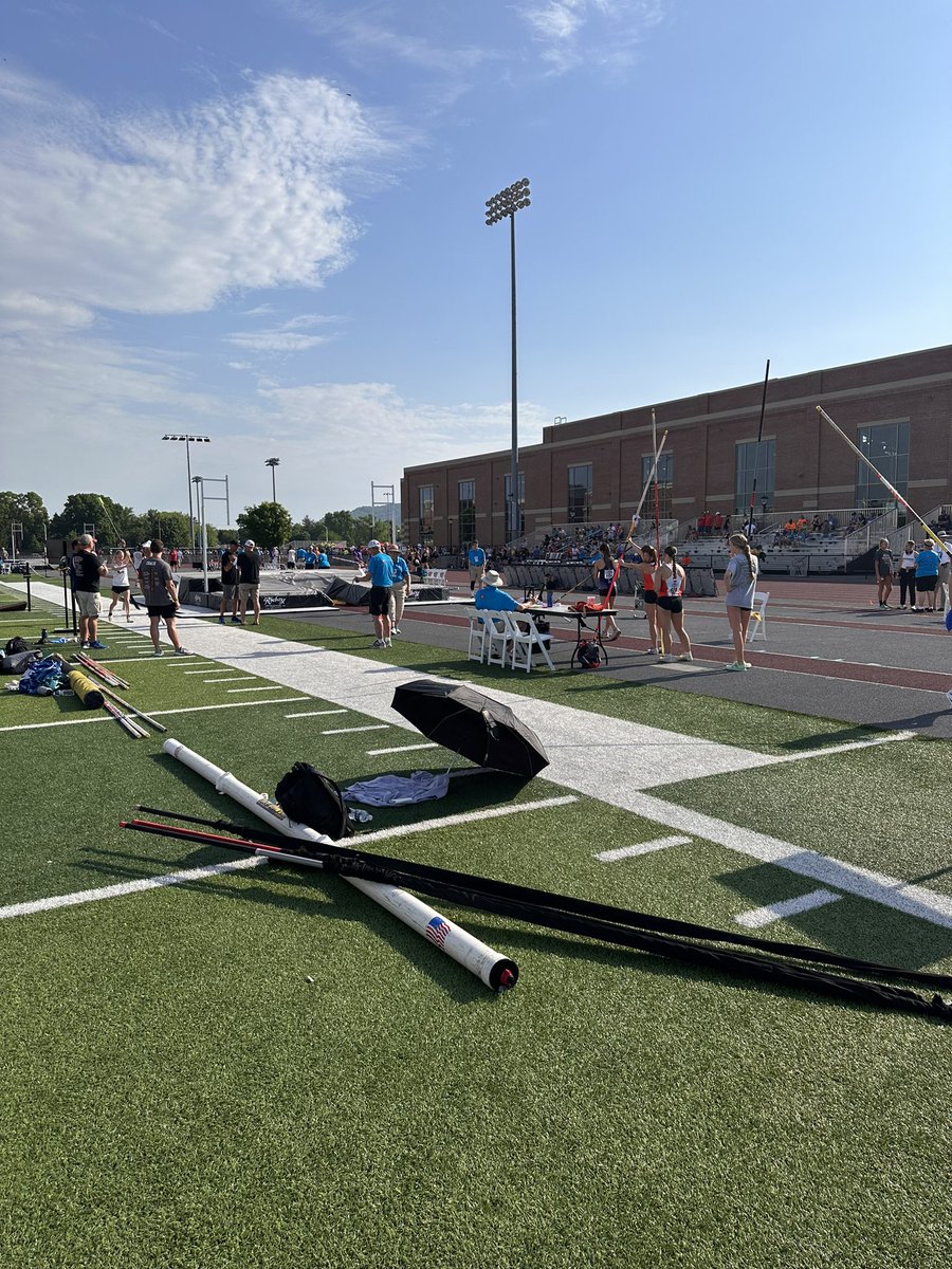 Kiley and Addy are getting ready to compete in Pole Vault today at the WIAA State Track in Field Meet in Lacrosse. Pole Vault starts at 10am today.