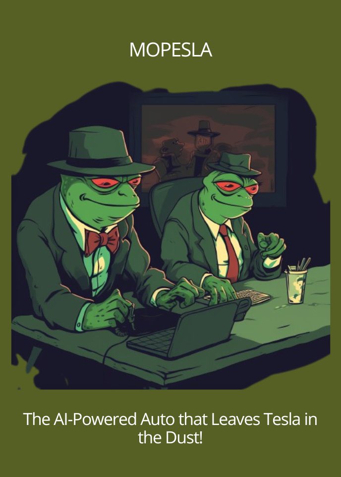 DaCryptoGems's tweet photo. Introducing  $MOPE 👇

#MopeMobsters is a meme coin with substance. Mope Mobsters are fictitious characters from the fictitious vibrant streets of Donville, their comical blunders have left an indelible mark on the world.  

Launched a few days ago and the chart looks very good (low mc).  Liquidity has been locked for 1 year. The team is experienced and based in Silicon Valley. 

👉 @mope_mobsters will announce today an AI Meme Generator utility.

💬: https://t.co/Z7BeaMI2mD 

🌐: https://t.co/YHmtBwNLc1