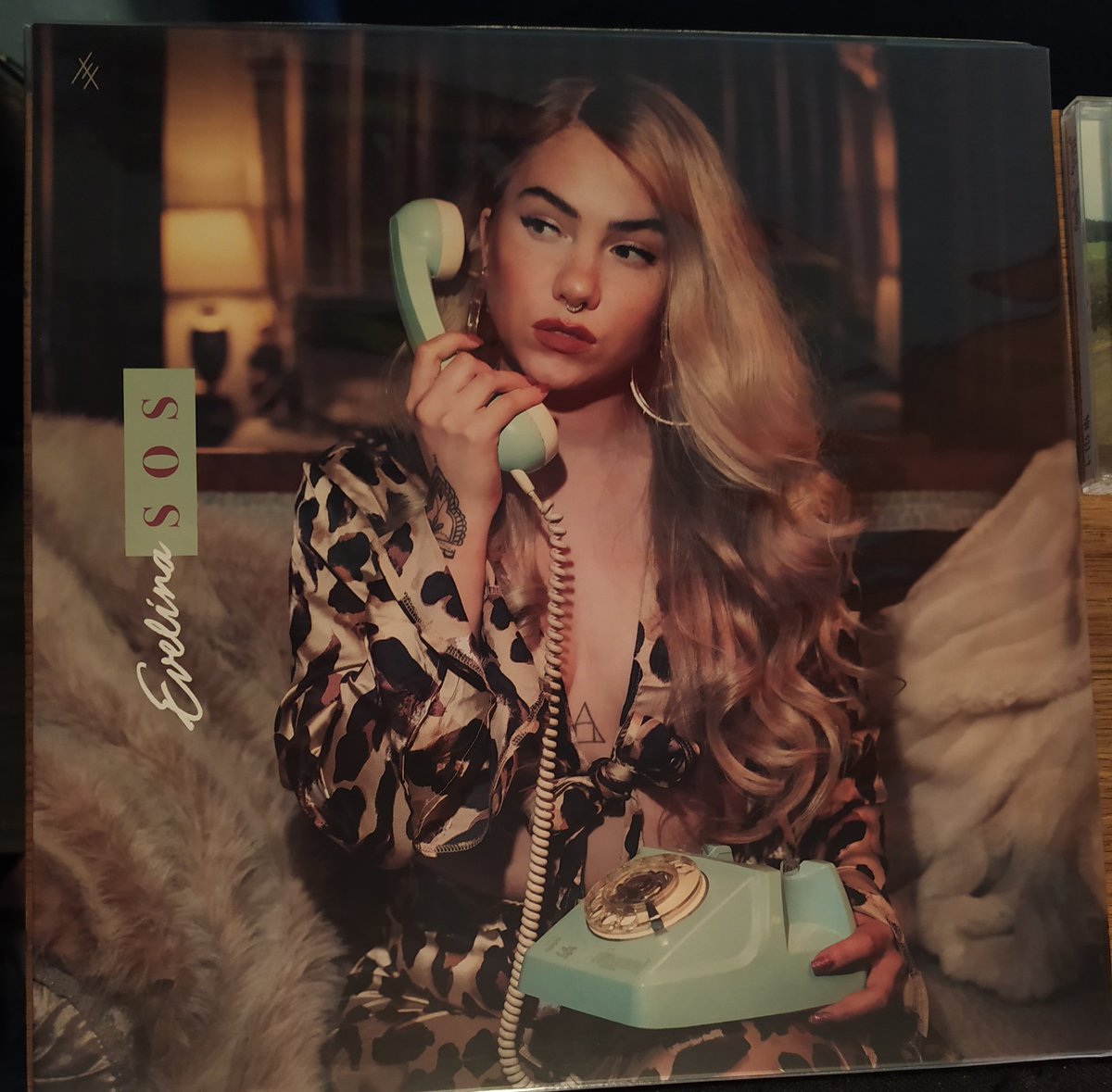 SkippyKane's tweet photo. My first ever vinyl record I bought is a limited edition one. It's the album SOS by Evelina. In my journey of studying/learning Finnish, I have found a lot of artists/songs I really enjoy along the way. #Finland #Suomi #Finnish https://t.co/oqgYIytBWZ
