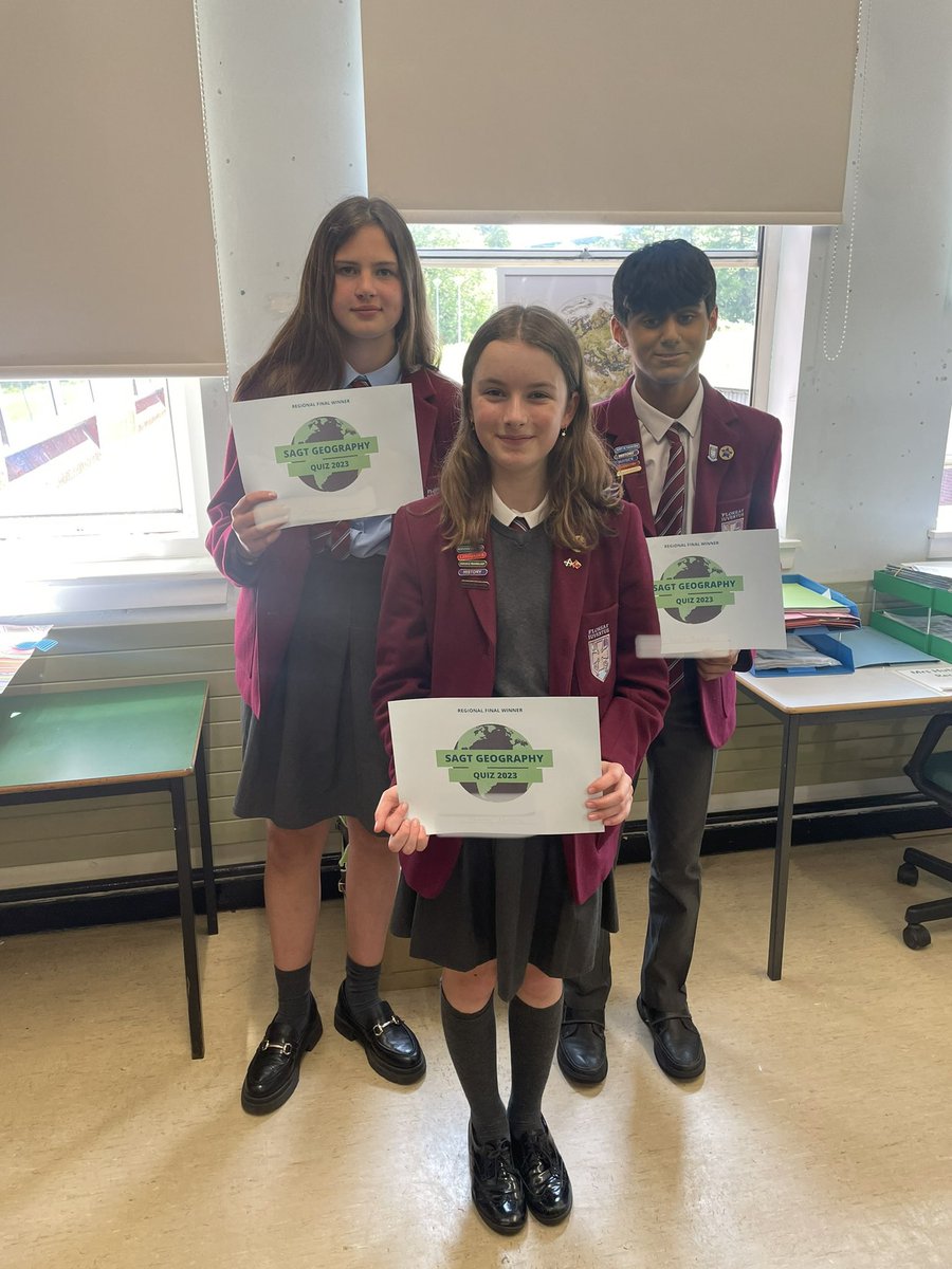 SNHSGeography's tweet photo. We recently welcomed @Trinityrenfrew to take part in the @SAGTeach Quiz 🏆. Well done to all the pupils who competed ! https://t.co/ShMXuxHbAL