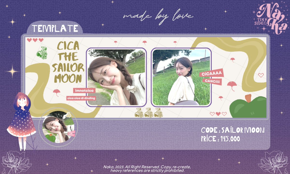 tinyside's tweet image. Help retweet? Terima kasih! ♡

Haloo, Naka bawa template layout yang bisa ditake besok, hari Minggu di jam 19.00 WIB yaa! Untuk harga sudah tertera di pic &amp;amp; alt, menerima sistem booking dan cicilan maksimal seminggu. ♡

#zonauang #zonajajan #zonaba