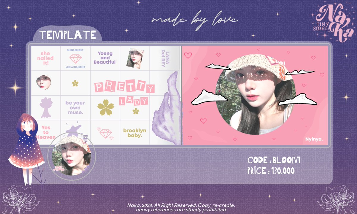 tinyside's tweet image. Help retweet? Terima kasih! ♡

Haloo, Naka bawa template layout yang bisa ditake besok, hari Minggu di jam 19.00 WIB yaa! Untuk harga sudah tertera di pic &amp;amp; alt, menerima sistem booking dan cicilan maksimal seminggu. ♡

#zonauang #zonajajan #zonaba