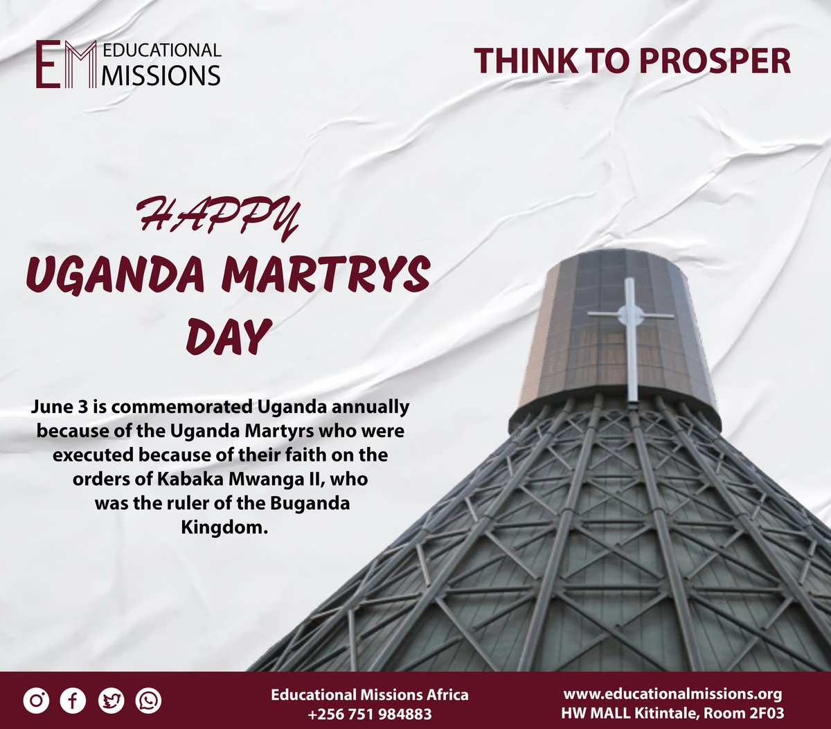 Educational_Mis's tweet image. Happy Martyrs Day
educationalmission.org 
info@educationalmissions.org