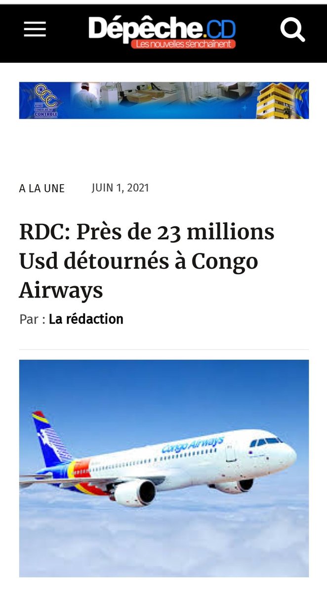️KASONGO KAS (3K), le prochain Pdt de l'A.N. on Twitter "CONGO AIRWAYS