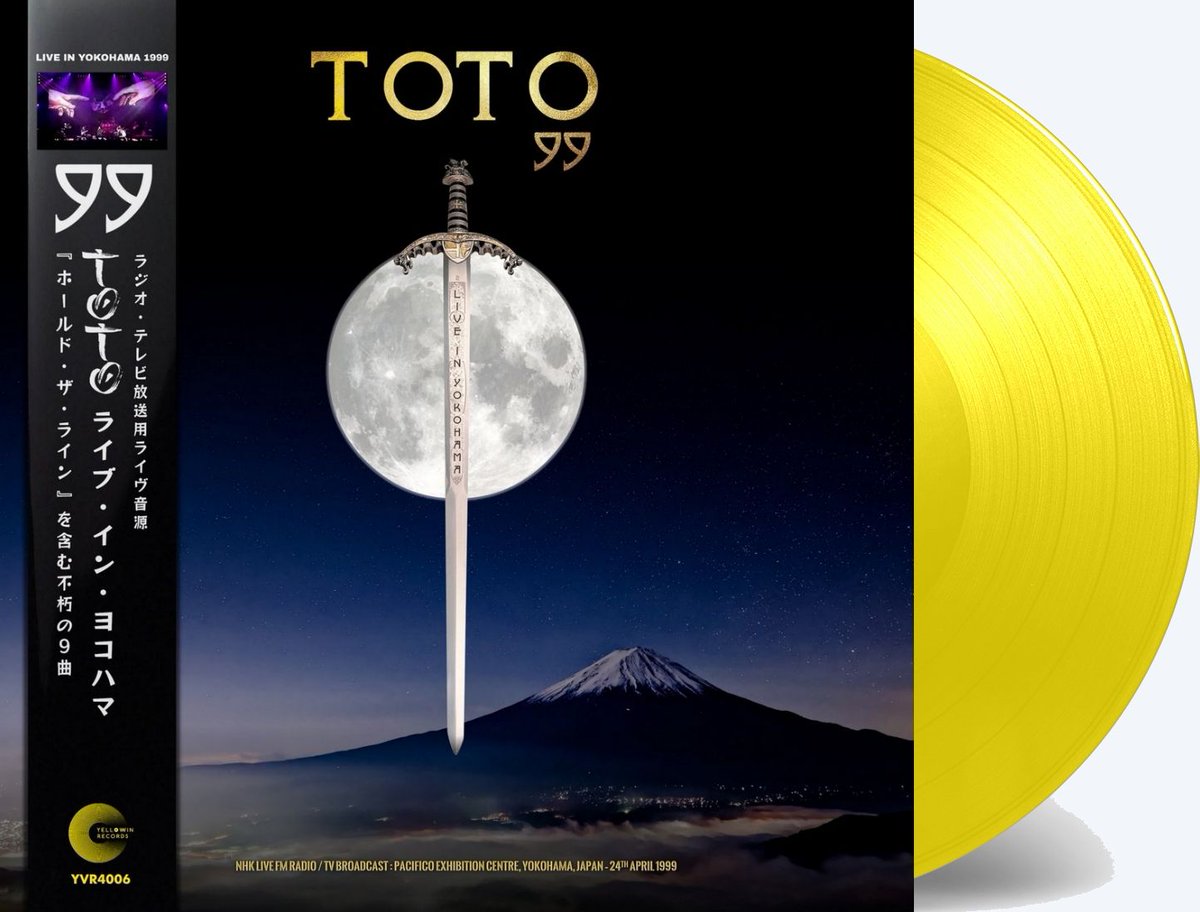 Toto – 99 (Live In Yokohamo Japan 1999) LP YELLOW link.marktplaats.nl/m1985277825?ut… via <a href="/marktplaats/">Marktplaats</a>