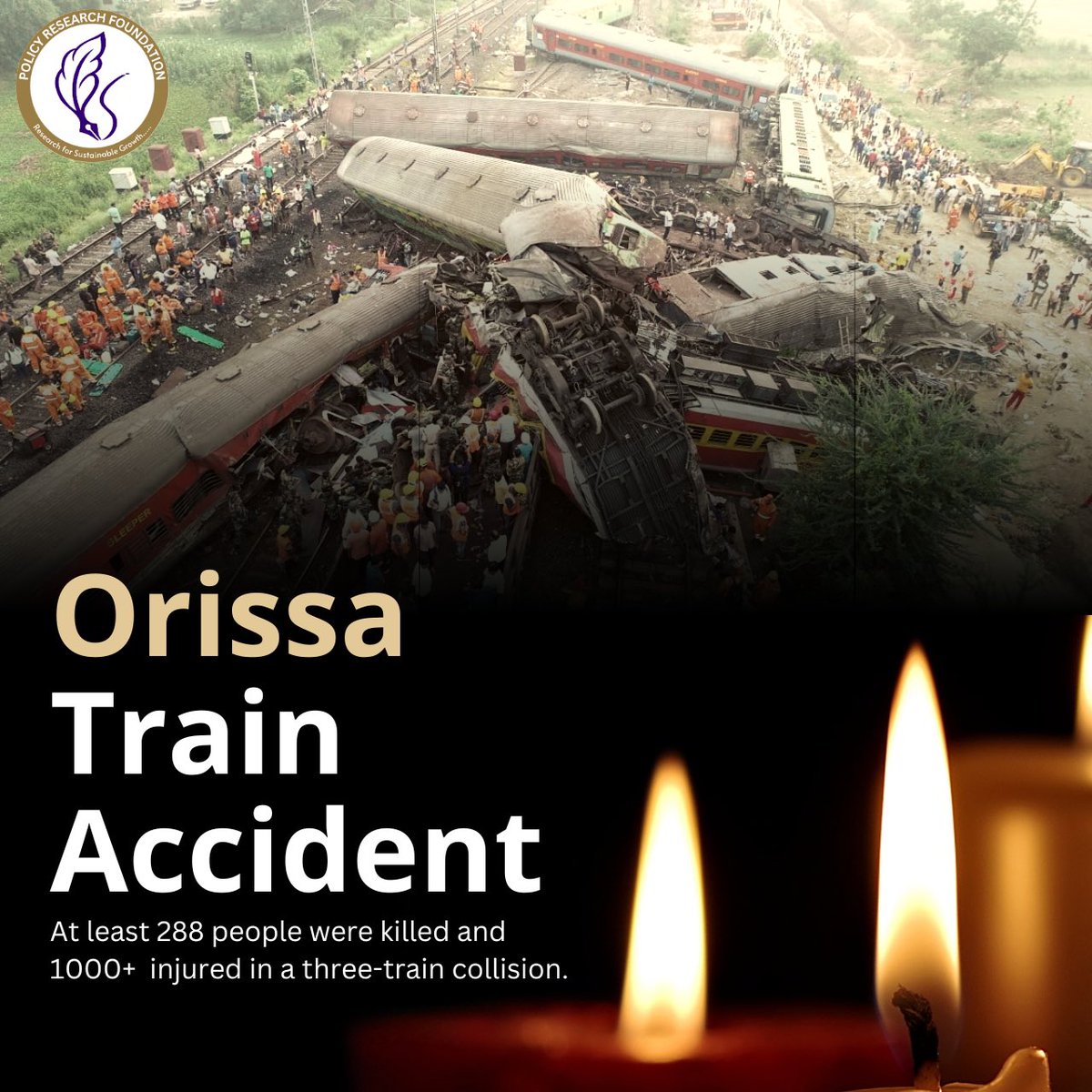PRFind's tweet photo. Deeply saddened by the tragic train accident in #Balasore. 🙏

We express our deepest condolences to the families of the deceased and pray for the speedy recovery. 🪔

#TrainAccident #Odisha #OdishaTrainTragedy #BalasoreHeroes #Odia #CoromandalExpress #CoromandelTrainTragedy #RIP https://t.co/ATLbx8I2K3