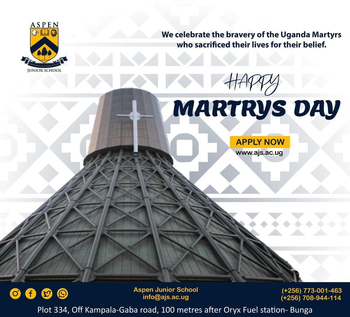 conradleonard9's tweet image. Happy Uganda Martyrs Day from us at
educationalmission.org 
conradleonardsolutions.com 
ajs.ac.ug