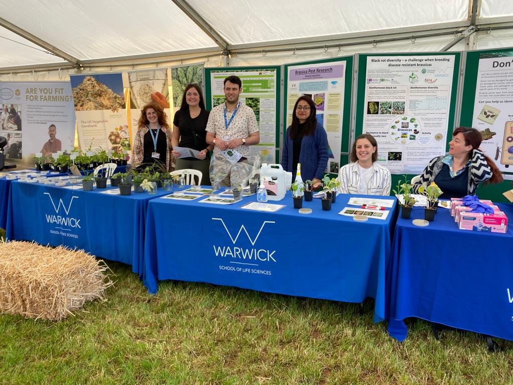 WarwickCrop's tweet photo. We're all set up and ready to go. Come find us @KenilworthShow. We've got insects, plants, seeds, vegetables, pathogens as well as fun activities and games. https://t.co/xLKYHG2Txs