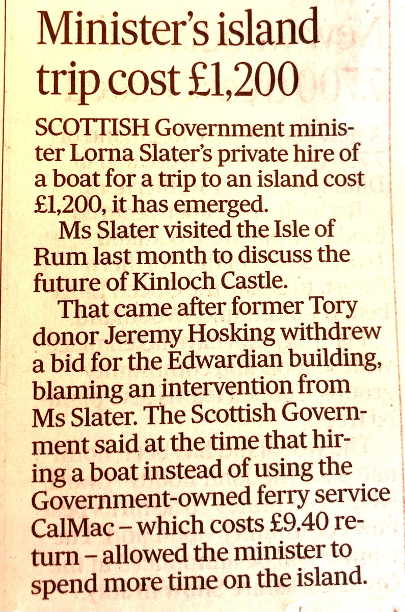 SNP splashing the cash 🙄
(Yorkshire Post today)